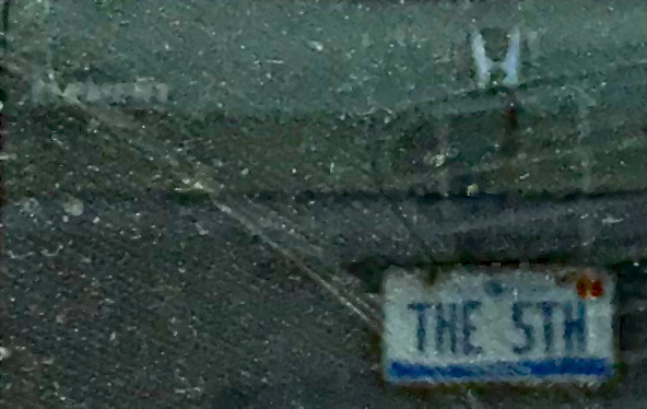 image of a Honda Element with The 5th license plate