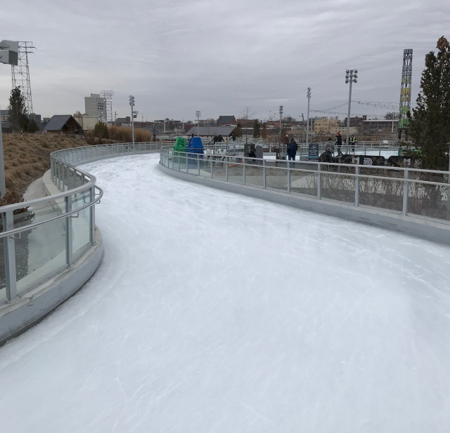 picture of The Ribbon in Toledo with ice for skating