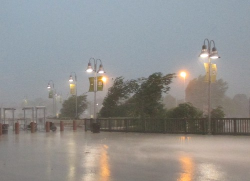 image of the storm at Lambeau Field in Green Bay