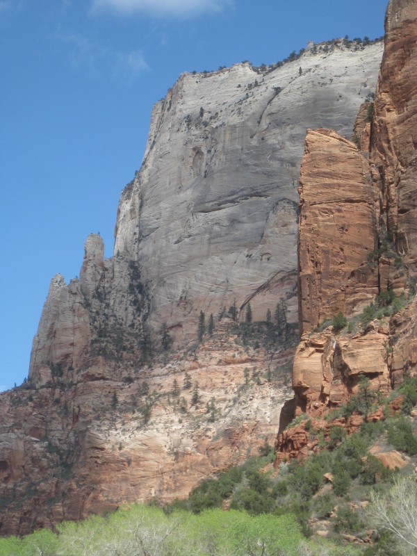 another photo of the Great White Throne at Zion National Park